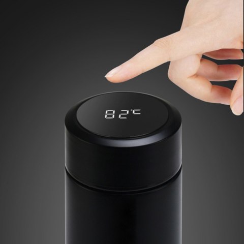 TERMOS KUBEK 500ml Z WYŚWIETLACZEM TEMPERATURY 8141 TERMOS KUBEK 500ml Z WYŚWIETLACZEM TEMPERATURY 8141