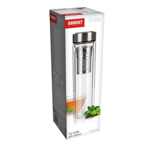 TERMOS ZAPARZACZ SZKLANY 500ml BANQUET DOBLO TERMOS ZAPARZACZ SZKLANY 500ml BANQUET DOBLO