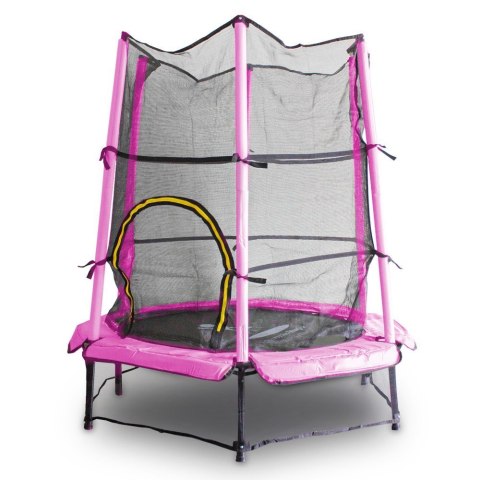Trampolina dla dzieci 140cm różowa Trampolina dla dzieci 140cm różowa