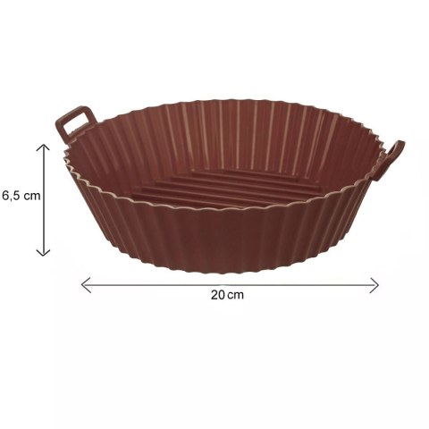 WKŁAD SILIKONOWY WIELORAZOWY DO FRYTOWNICY 20cm 151750 WKŁAD SILIKONOWY WIELORAZOWY DO FRYTOWNICY 20cm 151750