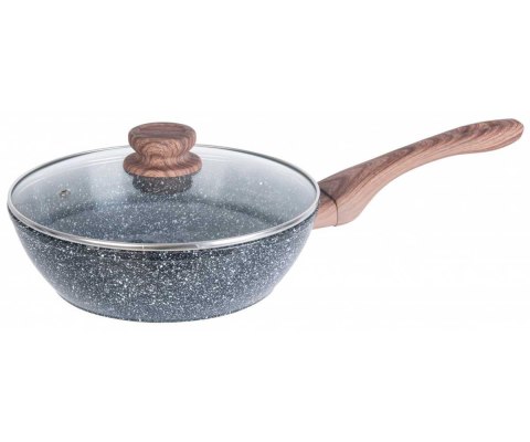 WOK GRANITOWY 28cm GRANIT WOOD KINGHOFF KH-1584 WOK GRANITOWY 28cm GRANIT WOOD KINGHOFF KH-1584