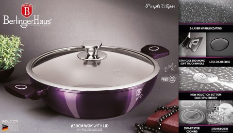 WOK GRANITOWY 30cm BERLINGER HAUS BH-7114 WOK GRANITOWY 30cm BERLINGER HAUS BH-7114
