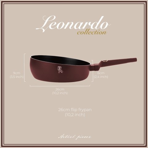 WOK PATELNIA FLIP TYTANOWA 26cm BERLINGER HAUS BH-8029 LEONARDO WOK PATELNIA FLIP TYTANOWA 26cm BERLINGER HAUS BH-8029 LEONARDO