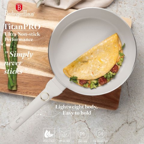 WOK PATELNIA FLIP TYTANOWA 26cm BERLINGER HAUS BH-8059 SAHARA WOK PATELNIA FLIP TYTANOWA 26cm BERLINGER HAUS BH-8059 SAHARA
