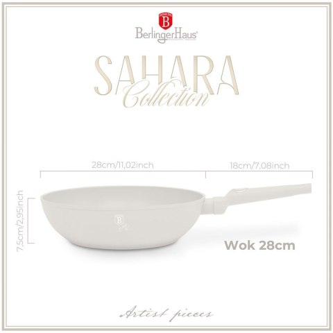 WOK TYTANOWY 28cm BERLINGER HAUS BH-8063 SAHARA WOK TYTANOWY 28cm BERLINGER HAUS BH-8063 SAHARA