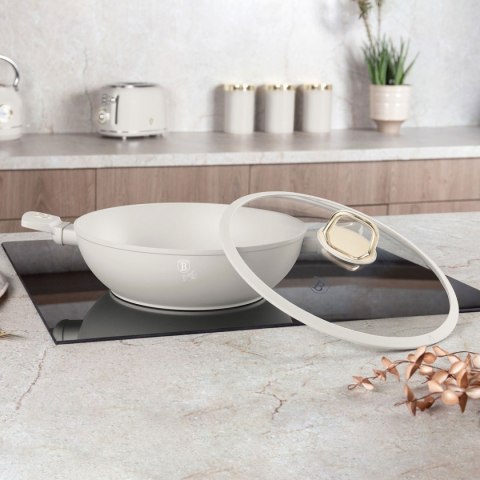 WOK TYTANOWY Z POKRYWĄ 30cm BERLINGER HAUS BH-8065 SAHARA WOK TYTANOWY Z POKRYWĄ 30cm BERLINGER HAUS BH-8065 SAHARA