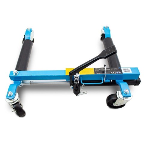 Wózek manewrowy hydrauliczny pod koła 2 sztuki niebieski Wózek manewrowy hydrauliczny pod koła 2 sztuki niebieski