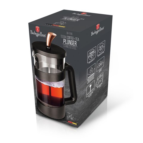 ZAPARZACZ DO HERBATY 1000ml BERLINGER HAUS BH-7616 Black Rose ZAPARZACZ DO HERBATY 1000ml BERLINGER HAUS BH-7616 Black Rose