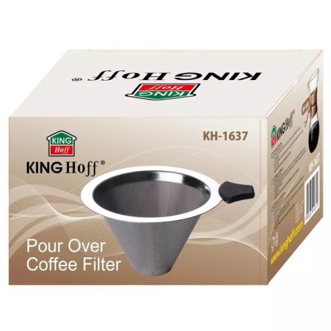 ZAPARZACZ FILTR STALOWY DO KAWY KINGHOFF KH-1637 ZAPARZACZ FILTR STALOWY DO KAWY KINGHOFF KH-1637