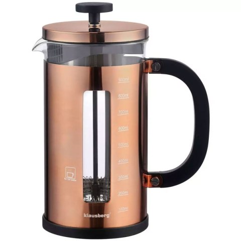 ZAPARZACZ TŁOKOWY DO KAWY/HERBATY 1000ml KLAUSBERG KB-7740 ZAPARZACZ TŁOKOWY DO KAWY/HERBATY 1000ml KLAUSBERG KB-7740