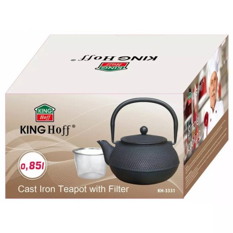ZAPARZACZ ŻELIWNY 850ml Z FILTREM KINGHOFF KH-3331 ZAPARZACZ ŻELIWNY 850ml Z FILTREM KINGHOFF KH-3331