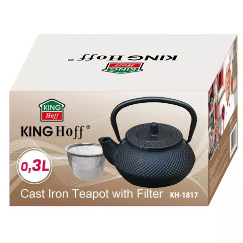 ZAPARZACZ ŻELIWNY DZBANEK 300ml Z FILTREM KINGHOFF KH-1817 ZAPARZACZ ŻELIWNY DZBANEK 300ml Z FILTREM KINGHOFF KH-1817