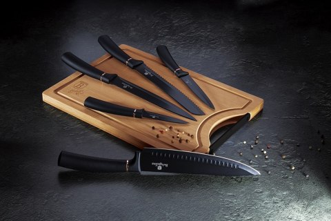 ZESTAW 5 NOŻY KUCHENNYCH Z DESKĄ BERLINGER HAUS BH-2550 ZESTAW 5 NOŻY KUCHENNYCH Z DESKĄ BERLINGER HAUS BH-2550
