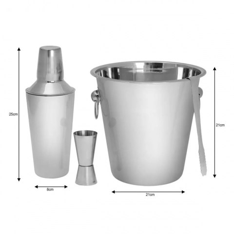 ZESTAW BARMAŃSKI 4 ELEMENY KINGHOFF KH-1244 ZESTAW BARMAŃSKI 4 ELEMENY KINGHOFF KH-1244