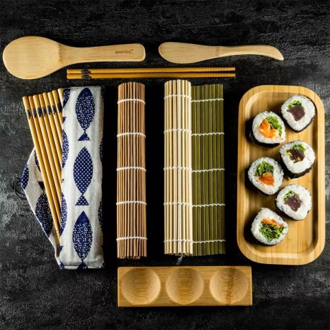 ZESTAW DO ROBIENIA I PODAWANIA SUSHI KINGHOFF KH-1704 ZESTAW DO ROBIENIA I PODAWANIA SUSHI KINGHOFF KH-1704