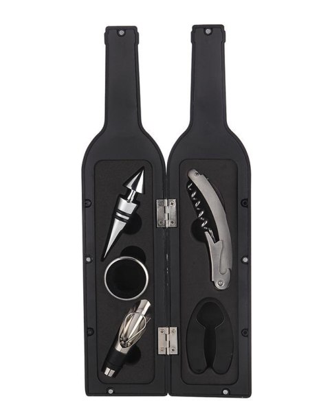 ZESTAW DO WINA W ETUI W FORMIE BUTELKI KINGHOFF KH-1166 ZESTAW DO WINA W ETUI W FORMIE BUTELKI KINGHOFF KH-1166