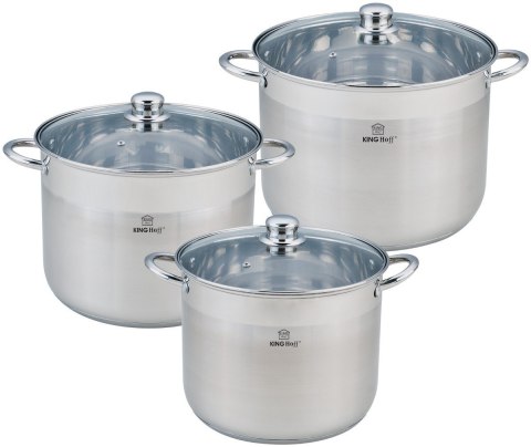 ZESTAW GARNKÓW 6-EL. KINGHOFF KH-4309 ZESTAW GARNKÓW 6-EL. KINGHOFF KH-4309