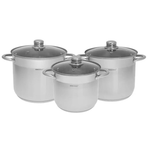 ZESTAW GARNKÓW 6-EL. KINGHOFF KH-4309 ZESTAW GARNKÓW 6-EL. KINGHOFF KH-4309