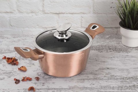 ZESTAW GARNKÓW GRANITOWYCH BERLINGER HAUS BH-6160 ROSE GOLD 13 ELEM. ZESTAW GARNKÓW GRANITOWYCH BERLINGER HAUS BH-6160 ROSE GOLD 13 ELEM.