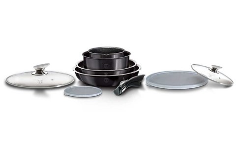 ZESTAW GARNKÓW GRANITOWYCH BERLINGER HAUS BH-6918 CARBON PRO ZESTAW GARNKÓW GRANITOWYCH BERLINGER HAUS BH-6918 CARBON PRO