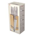 ZESTAW NOŻY BERLINGER HAUS BH-2974 TAUPE W BLOKU BAMBUSOWYM