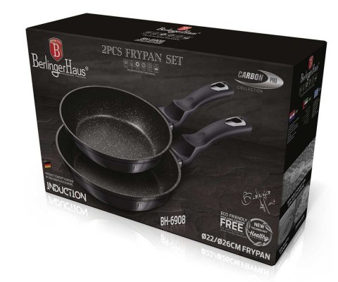 ZESTAW PATELNI BERLINGER HAUS BH-6908 CARBON PRO ZESTAW PATELNI BERLINGER HAUS BH-6908 CARBON PRO