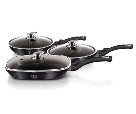 ZESTAW PATELNI BERLINGER HAUS BH-6923 CARBON PRO ZESTAW PATELNI BERLINGER HAUS BH-6923 CARBON PRO