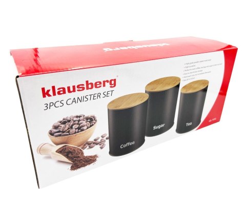 ZESTAW POJEMNIKÓW KUCHENNYCH KLAUSBERG KB-7490 ZESTAW POJEMNIKÓW KUCHENNYCH KLAUSBERG KB-7490