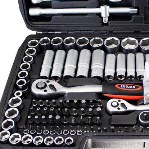 Zestaw narzędzi podręczny w walizce 215 elementów Klucze TORX + Grzechotki Zestaw narzędzi podręczny w walizce 215 elementów Klucze TORX + Grzechotki