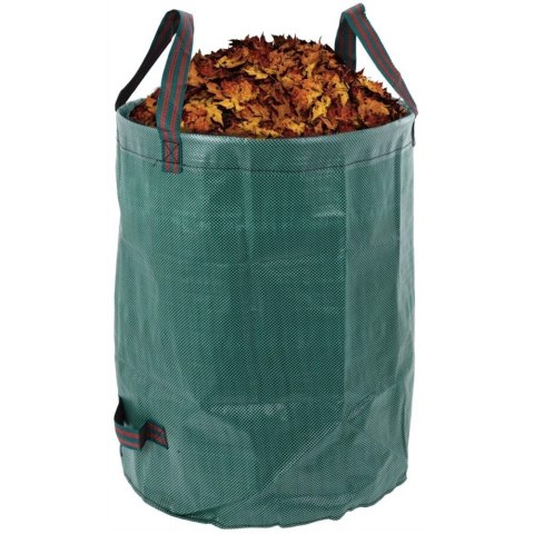 KOSZ OGRODOWY TORBA WOREK NA LIŚCIE TRAWĘ CHWASTY Z UCHWYTAMI 125 L
