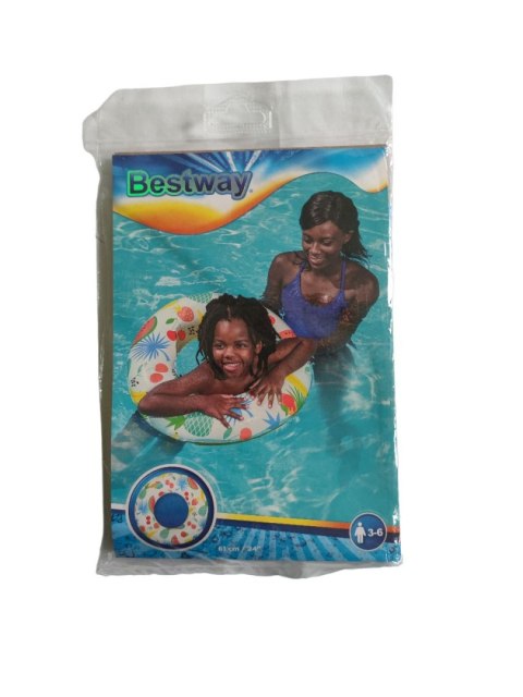 DMUCHANE KOŁO DO PŁYWANIA DLA DZIECI 61cm BESTWAY DMUCHANE KOŁO DO PŁYWANIA DLA DZIECI 61cm BESTWAY