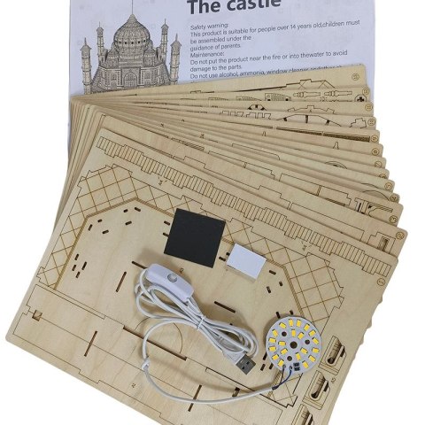 DREWNIANE PUZZLE 3D XXL TADŻ MAHAL LEGENDARNA ŚWIĄTYNIA MIŁOŚCI DREWNIANE PUZZLE 3D XXL TADŻ MAHAL LEGENDARNA ŚWIĄTYNIA MIŁOŚCI