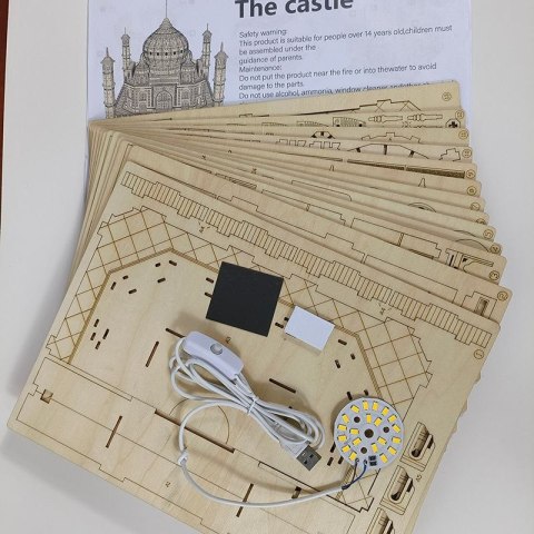 DREWNIANE PUZZLE 3D XXL TADŻ MAHAL LEGENDARNA ŚWIĄTYNIA MIŁOŚCI DREWNIANE PUZZLE 3D XXL TADŻ MAHAL LEGENDARNA ŚWIĄTYNIA MIŁOŚCI