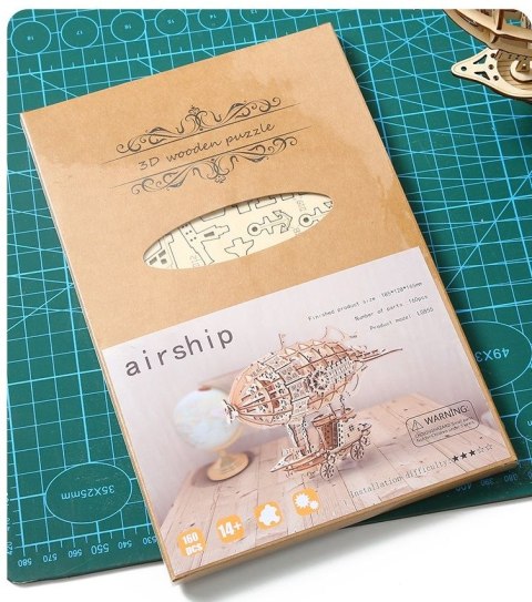 DREWNIANE PUZZLE PRZESTRZENNE 3D - STEROWIEC DIY 12+ ROZWIJA KONCENTRACJĘ DREWNIANE PUZZLE PRZESTRZENNE 3D - STEROWIEC DIY 12+ ROZWIJA KONCENTRACJĘ