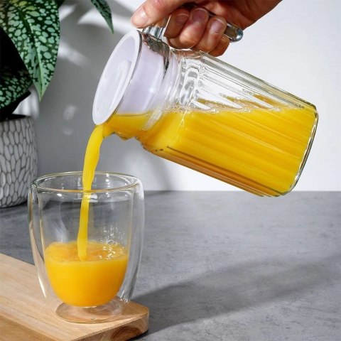 Dzbanek szklany z pokrywką 650 ml Dzbanek szklany z pokrywką 650 ml