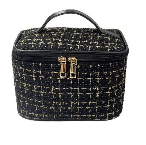 KOSMETYCZKA GLAMOUR GOLD 22x14x14 KUFEREK W KRATĘ KOSMETYCZKA GLAMOUR GOLD 22x14x14 KUFEREK W KRATĘ