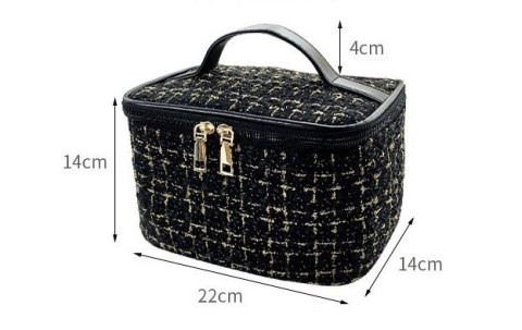 KOSMETYCZKA GLAMOUR GOLD 22x14x14 KUFEREK W KRATĘ KOSMETYCZKA GLAMOUR GOLD 22x14x14 KUFEREK W KRATĘ