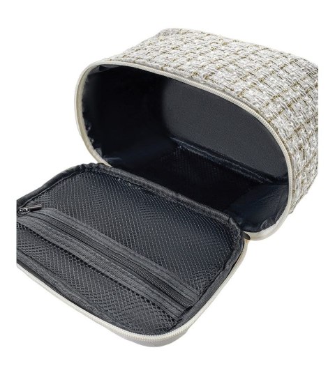 KOSMETYCZKA GLAMOUR GOLD 22x14x14 KUFEREK W KRATĘ KOSMETYCZKA GLAMOUR GOLD 22x14x14 KUFEREK W KRATĘ