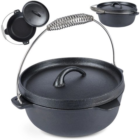Kociołek żeliwny z pokrywką 25 cm, 3,5 l Kociołek żeliwny z pokrywką 25 cm, 3,5 l