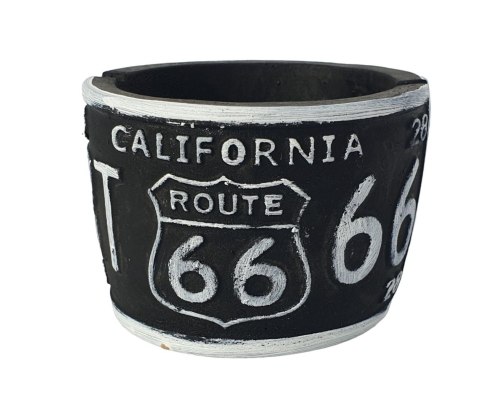 POPIELNICZKA RETRO CALIFORNIA ROUTE 66 OLDSCHOOL POPIELNICZKA RETRO CALIFORNIA ROUTE 66 OLDSCHOOL