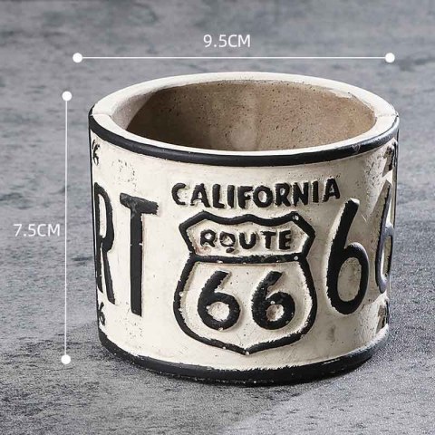 POPIELNICZKA RETRO CALIFORNIA ROUTE 66 OLDSCHOOL POPIELNICZKA RETRO CALIFORNIA ROUTE 66 OLDSCHOOL