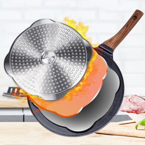 Patelnia do jajek granitowa 4 otwory BLACK&WOOD 26 cm Patelnia do jajek granitowa 4 otwory BLACK&WOOD 26 cm