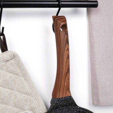 Patelnia do jajek granitowa 4 otwory BLACK&WOOD 26 cm Patelnia do jajek granitowa 4 otwory BLACK&WOOD 26 cm