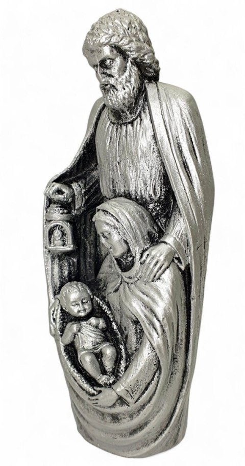 SREBRNA FIGURKA ŚWIĘTA RODZINA MARYJA JÓZEF I DZIECIĄTKO JEZUS DEKORACJA SREBRNA FIGURKA ŚWIĘTA RODZINA MARYJA JÓZEF I DZIECIĄTKO JEZUS DEKORACJA