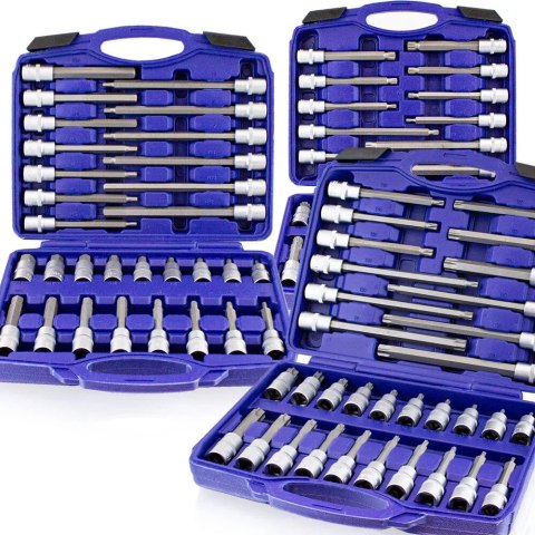 Zestaw kluczy nasadowych torx z walizką 32el. Zestaw kluczy nasadowych torx z walizką 32el.