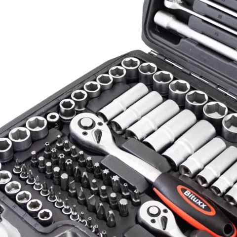 Zestaw narzędzi podręczny w walizce 215 elementów Klucze TORX + Grzechotki Zestaw narzędzi podręczny w walizce 215 elementów Klucze TORX + Grzechotki