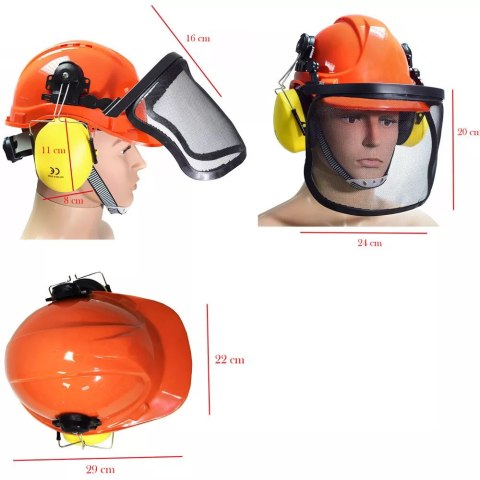 KASK OCHRONNY DLA DRWALA PILARZA KASK OCHRONNY DLA DRWALA PILARZA